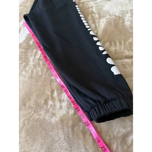 Washington DC Good Vibes Black Jogger Sweatpants Cherry Blossom Graphic – Size M - Picture 9 of 9